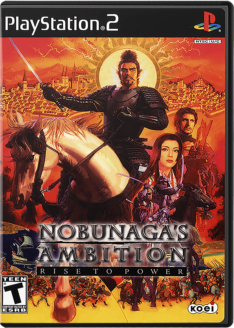 Nobunaga's Ambition Iron Triangle box art for Playstation 2